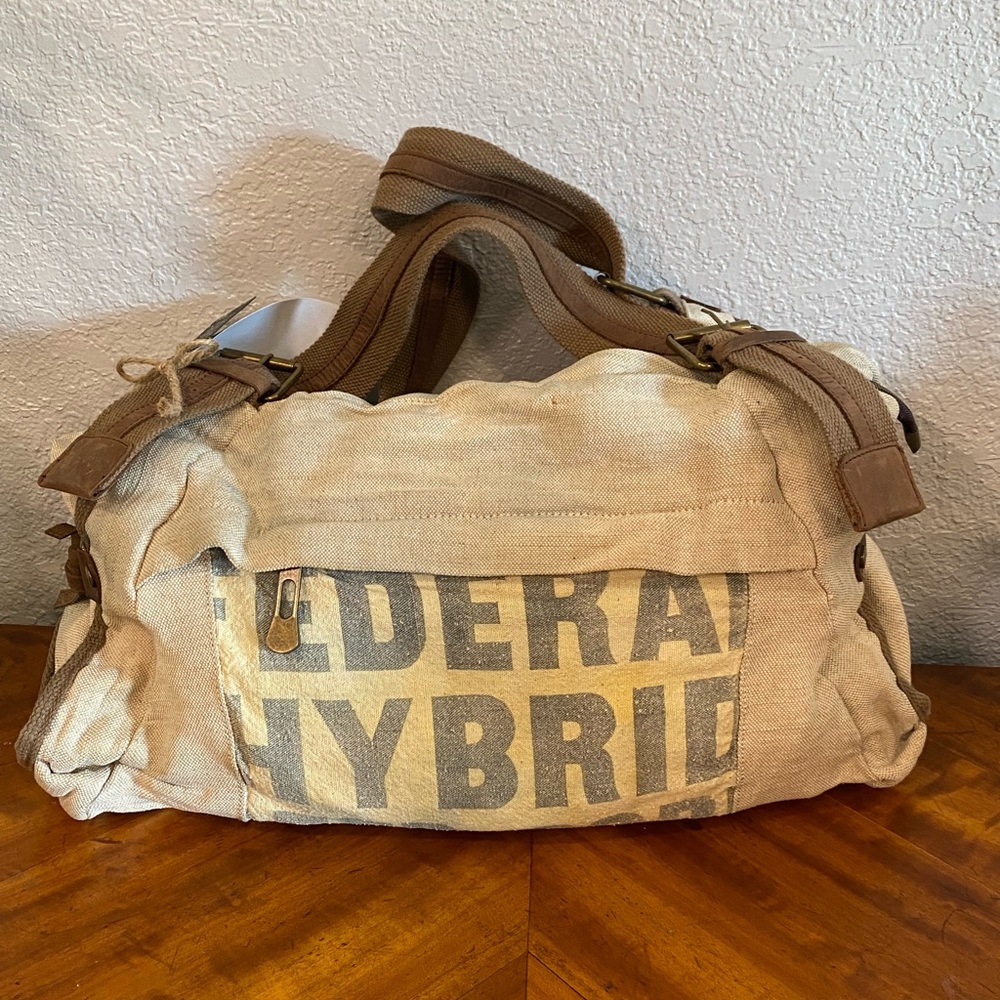 Selina Vaughan Studios Vintage Feed Sack Extra Large Tote